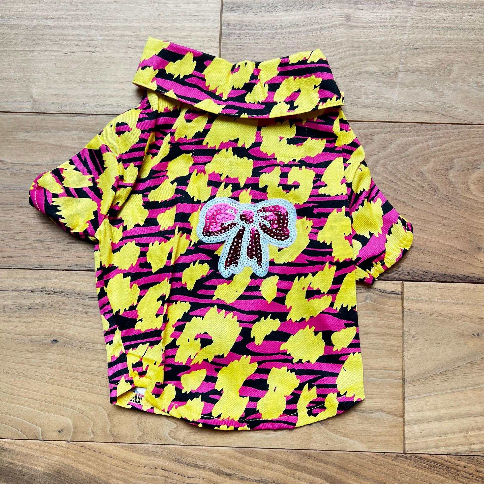 犬用オシャレシャツ/リボン XSサイズ ECJPJC0081