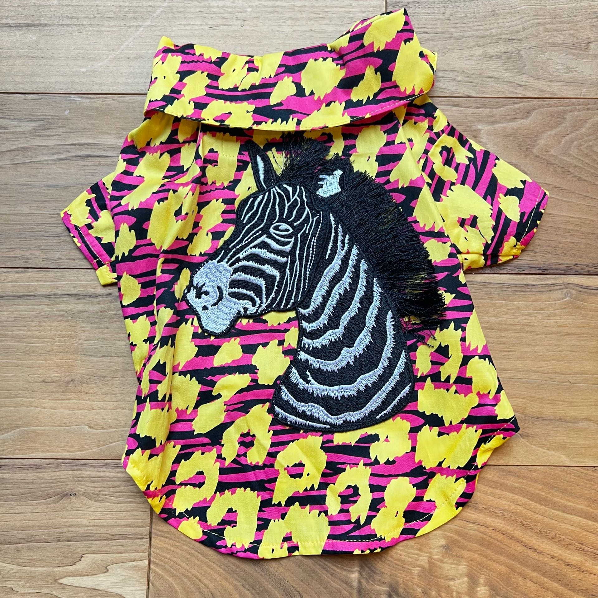 犬用オシャレシャツ/しまうま Sサイズ ECJPJC0083