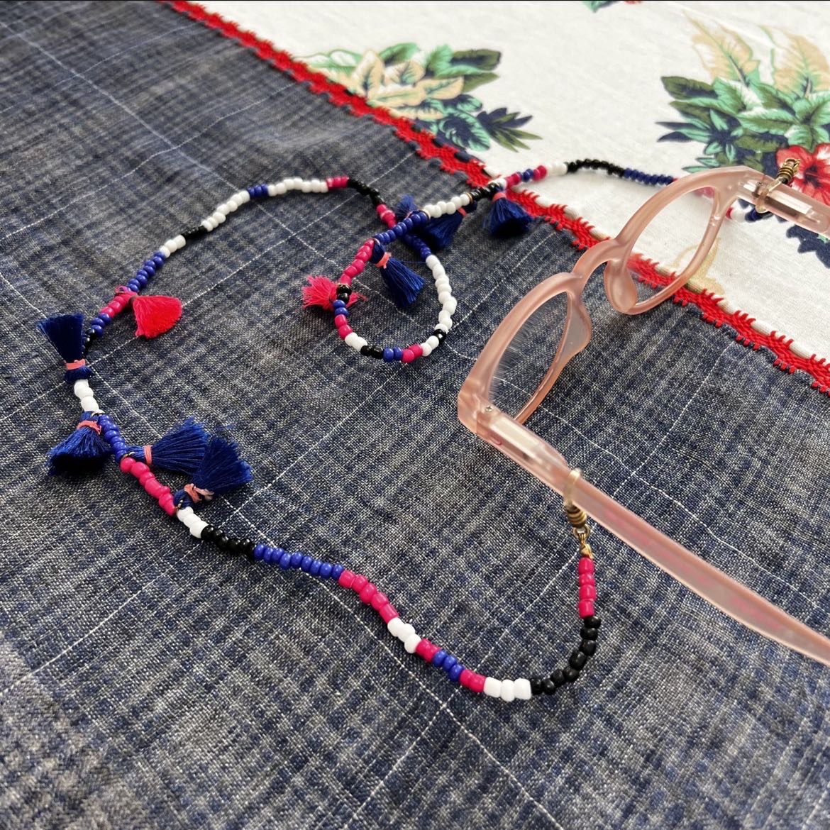 サングラスチェーン/ネイビー ECJPJC0091