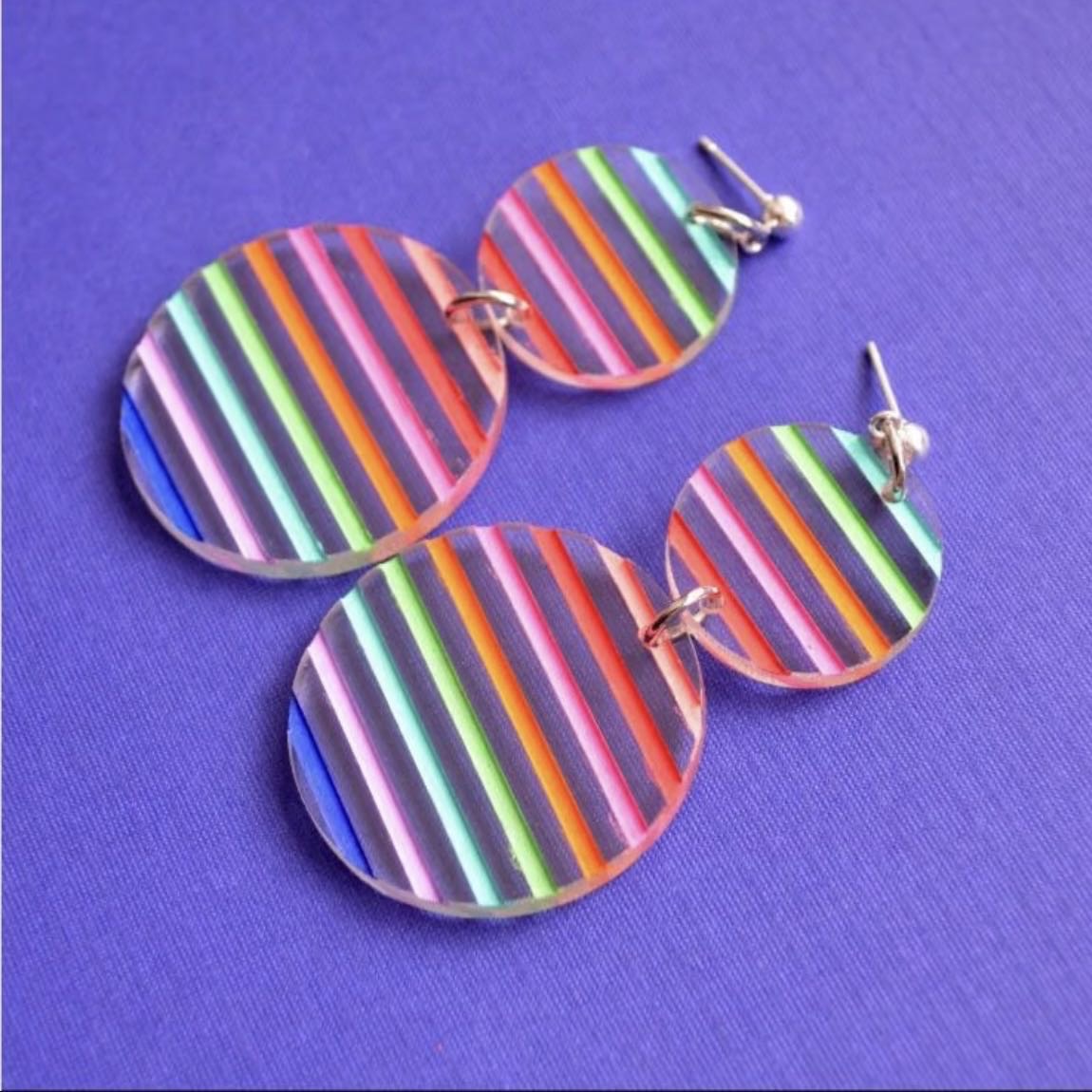 カラフルピアス/パステルレインボー ECJPJC0121