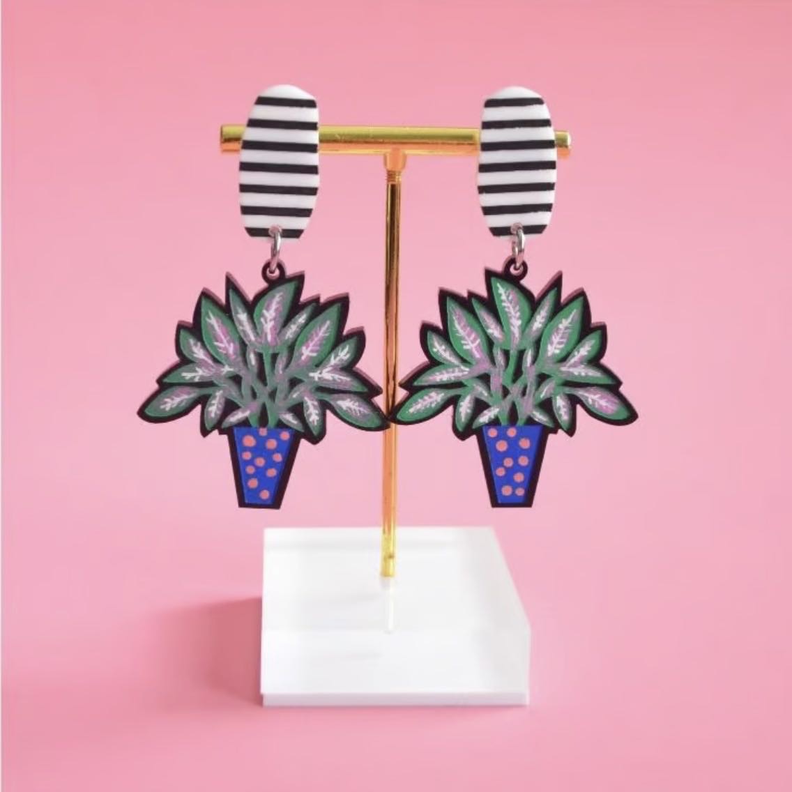 カラフルピアス/ボーダープラント ECJPJC0122