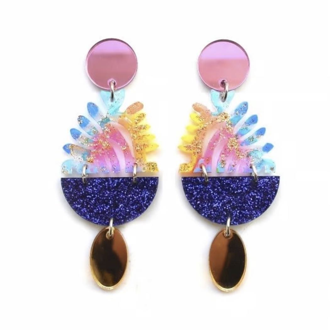 カラフルピアス/ネイビードロップ ECJPJC0125