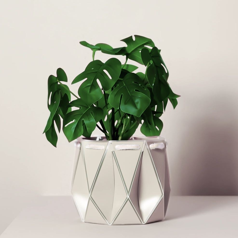 イギリス リサイクル POTR POTR/ ポッター サステナブル鉢カバー(クリア) ECJPJC0182