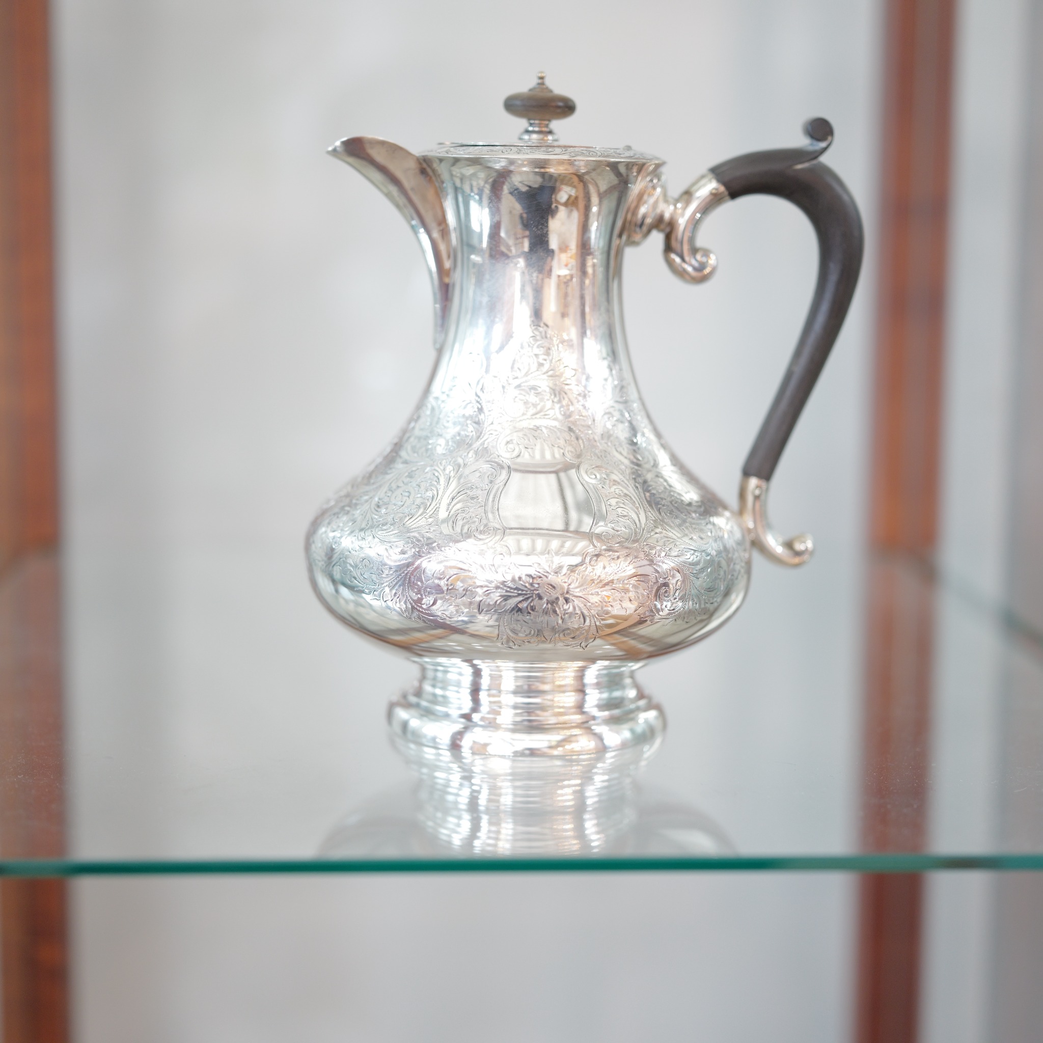 純銀製 バーミンガム 1925年 アカンサス紋 ジャグ