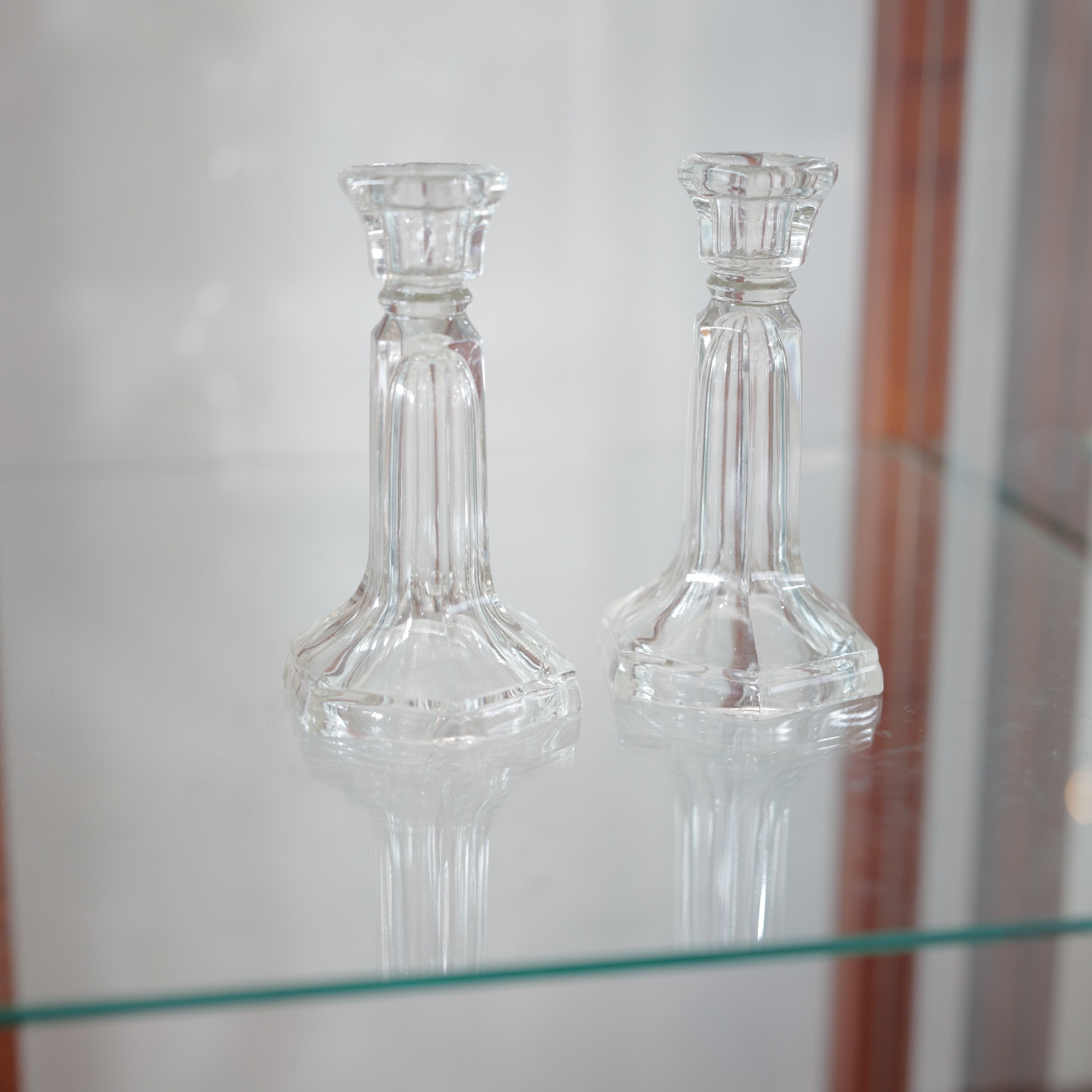 イギリス製 キャンドルスタンド ペア