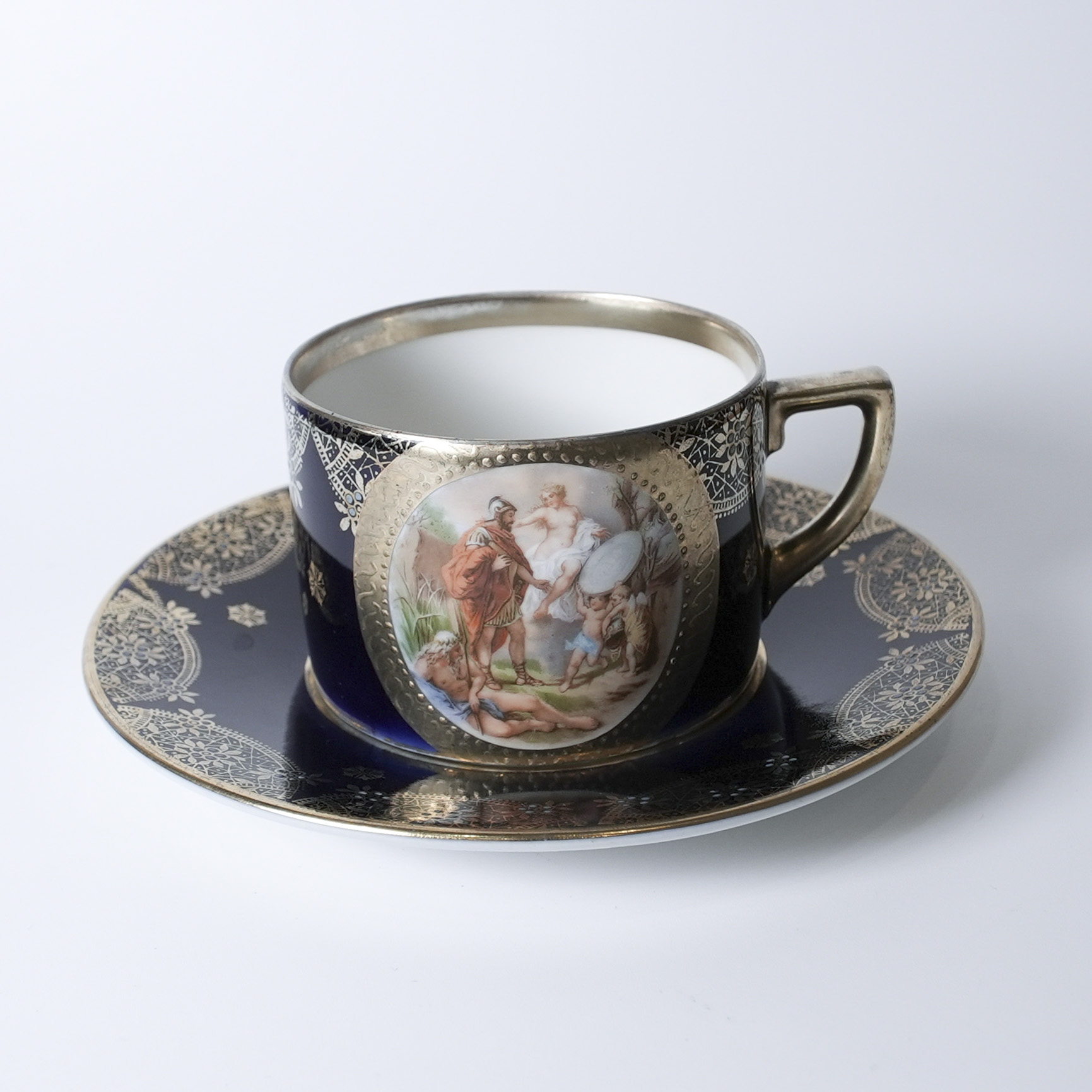 オーストリア 1890年代 デミタスカップ&ソーサー UR-101