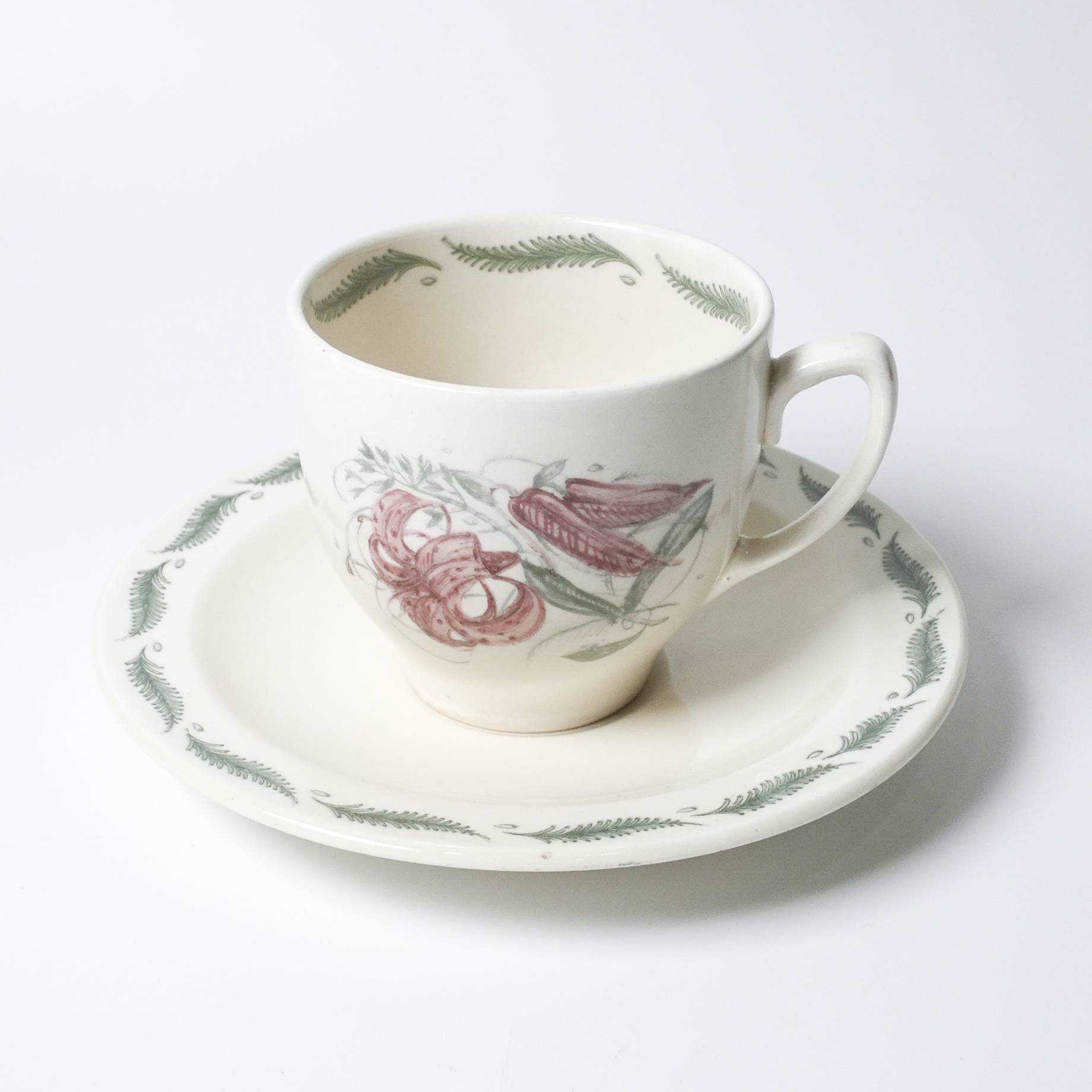 スージークーパー「ピンク・ロータス」大きなボウル(口径31cm)1930年代作品 スージークーパー「ピンク・ロータス」大きなボウル(口径31cm)1930年代