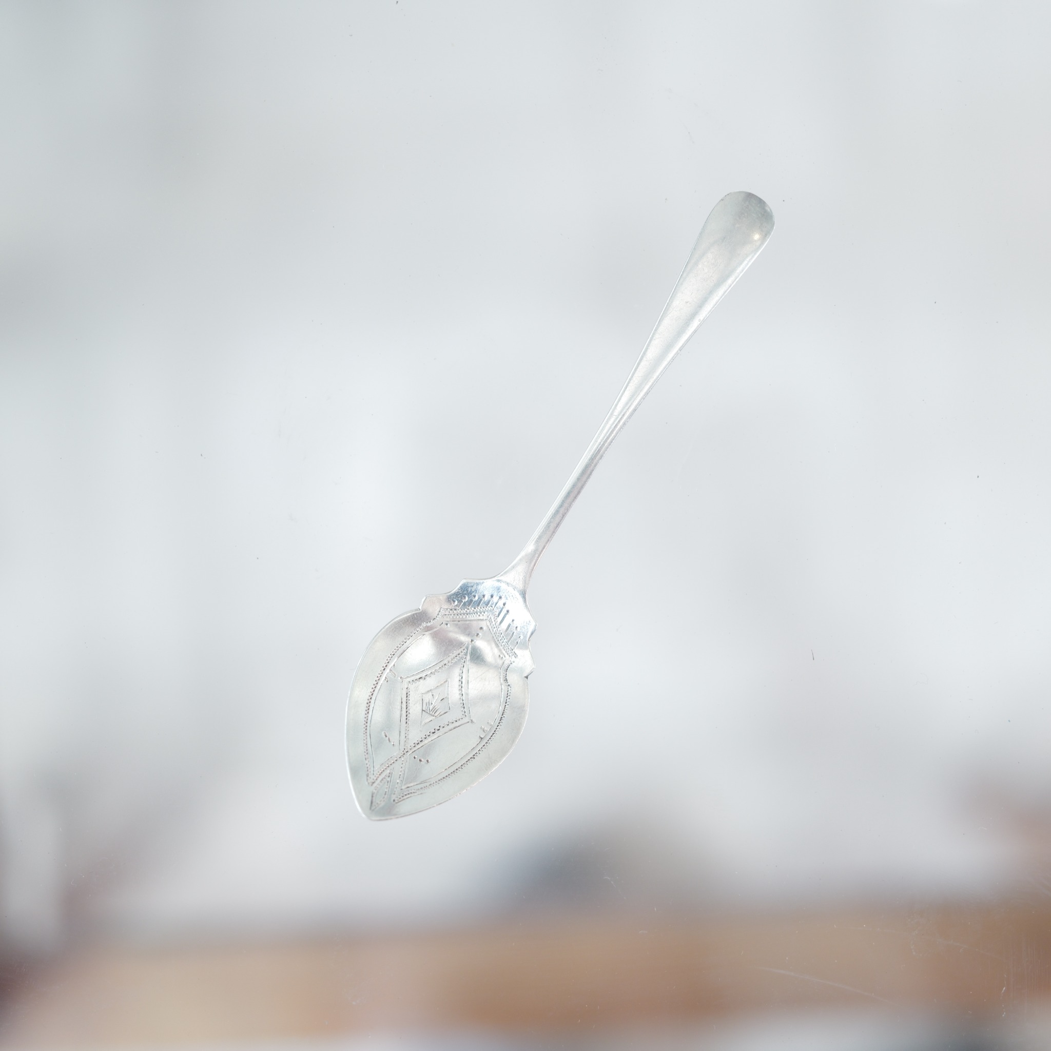 純銀製 1924年 バーミンガム製 ジャムスプーン