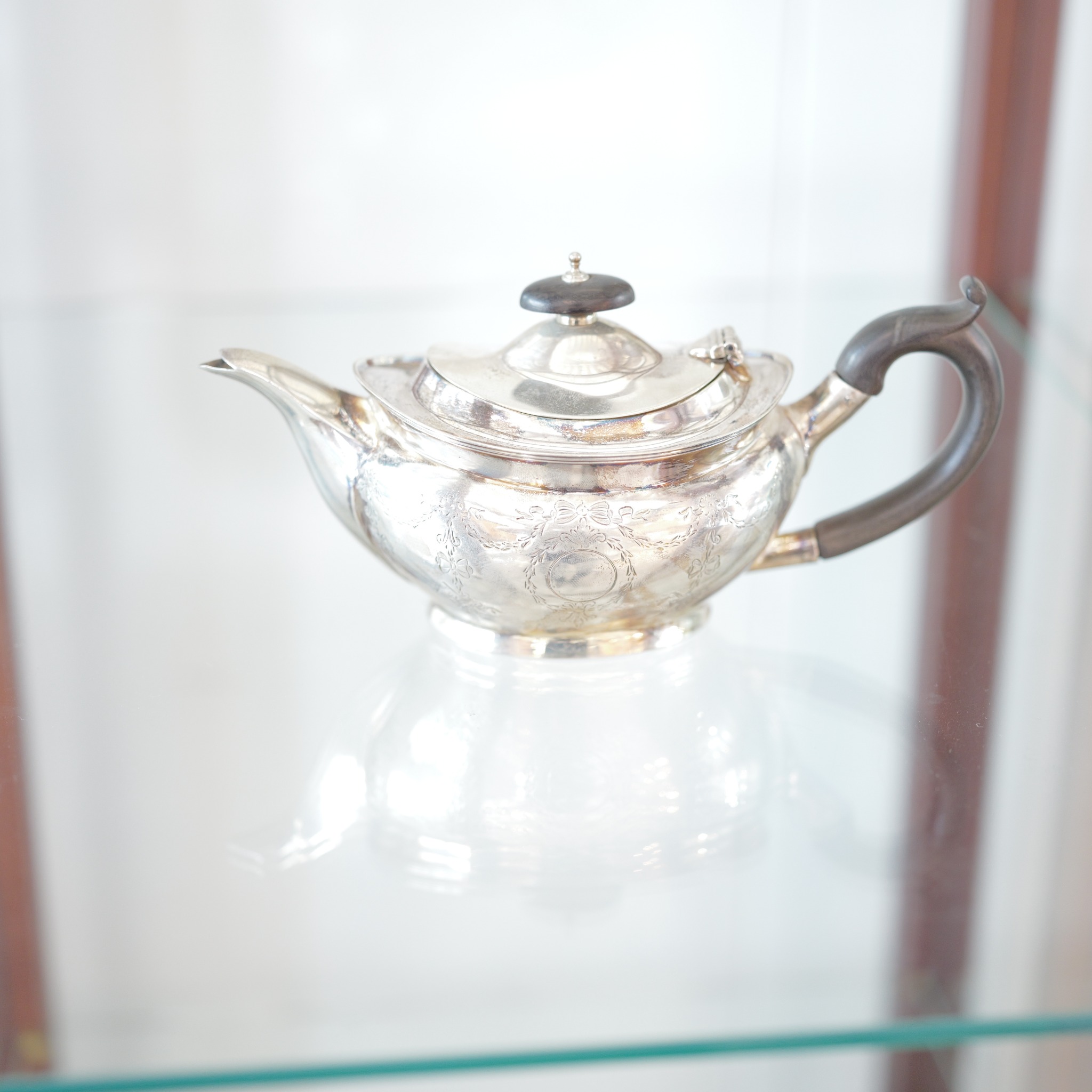 純銀製  1901年 バーミンガム製 1-3人用ティーポット