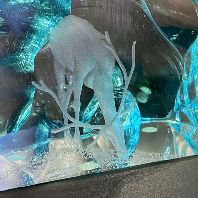 水鳥、スエーデンコスタボーダのガラス美術工芸品 コスタボダ ガラスの鳥 ペーパーウェイト / Kosta Boda Zoo