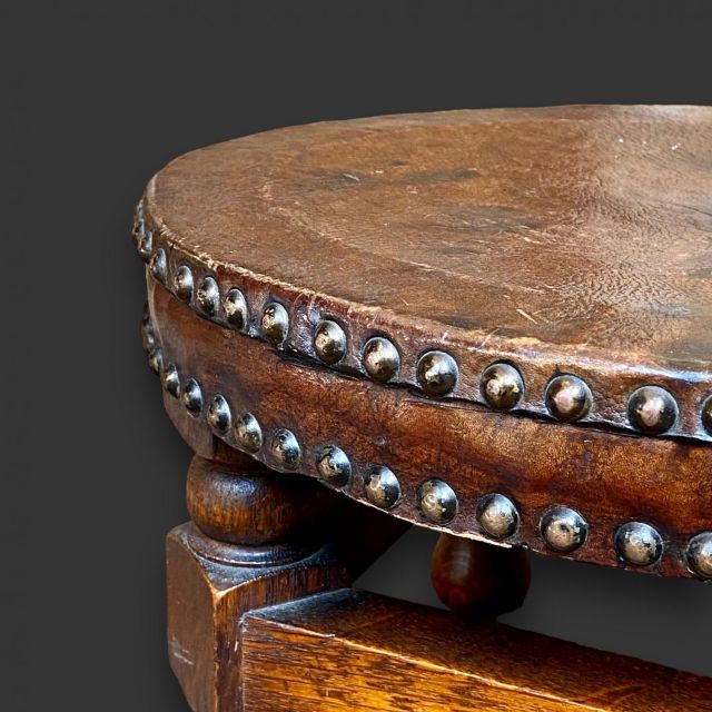 イギリス 1920年代 オーク   稀少品 フットスツール 1005998864