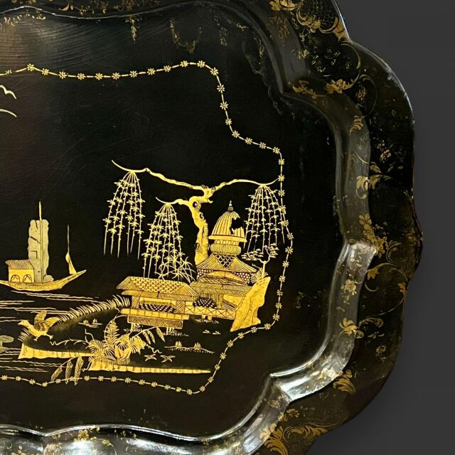 アンティークトレー1880年代ヴィクトリア様式