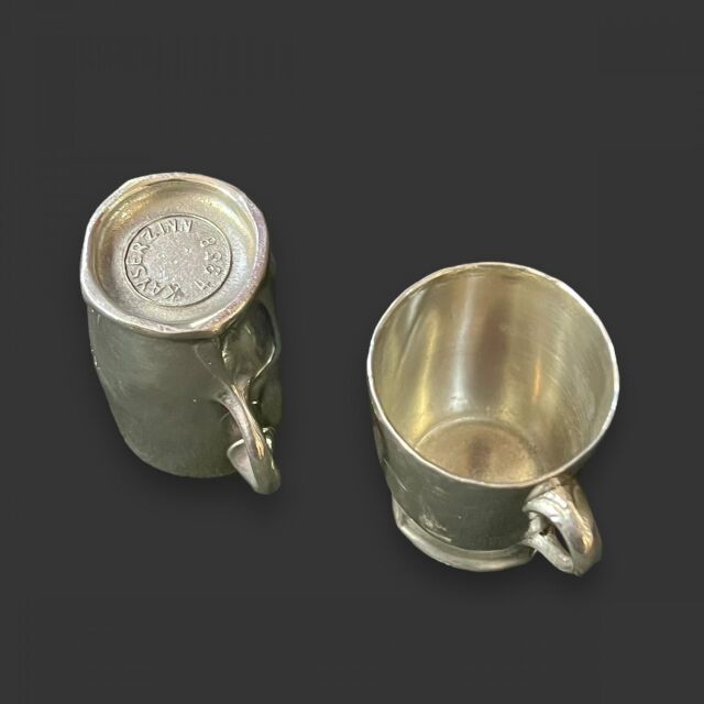 アールヌーヴォーピューターポット3点セット