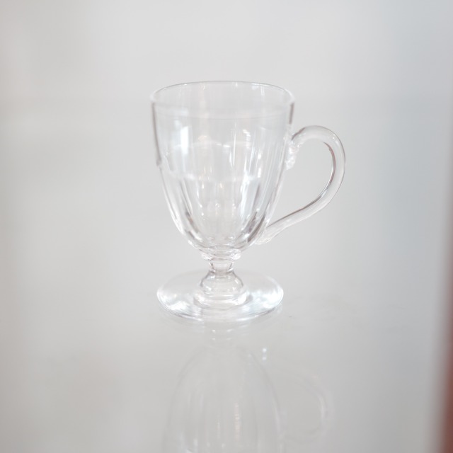 イギリス製 ヴィクトリアン カスタードグラス 1880年頃 アンティーク