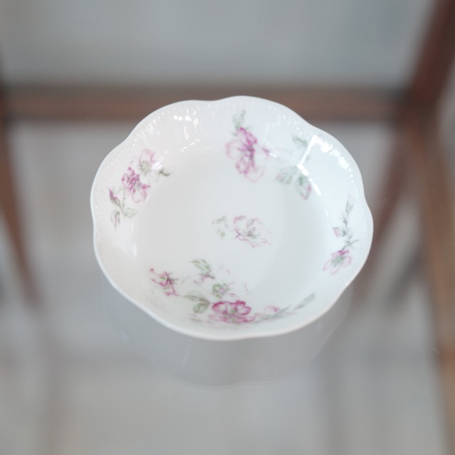 フランスリモージュ アヴィランド花紋 小皿 1894年〜1930年 アンティーク