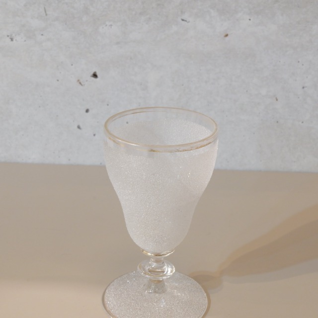 1900年頃 フランス アンティーク コンポート＆グラスセット 金彩