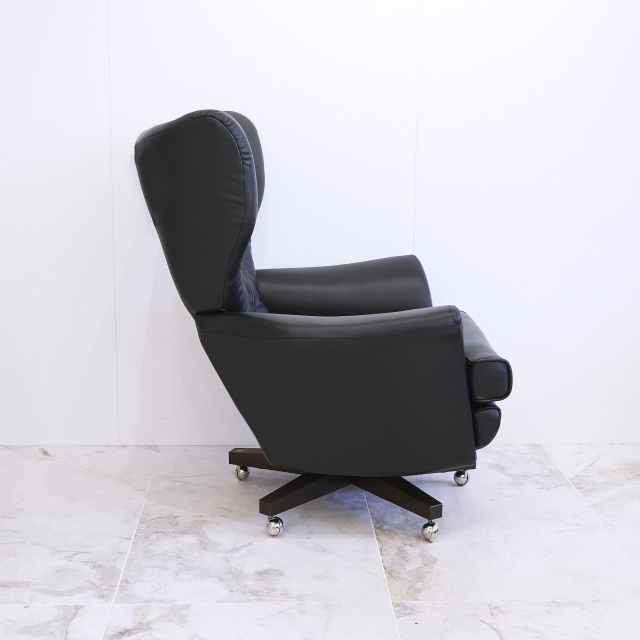 イギリス NEW ハードウッド/レザー G-PLAN vintage62 SWIVEL CHAIR EC-01688