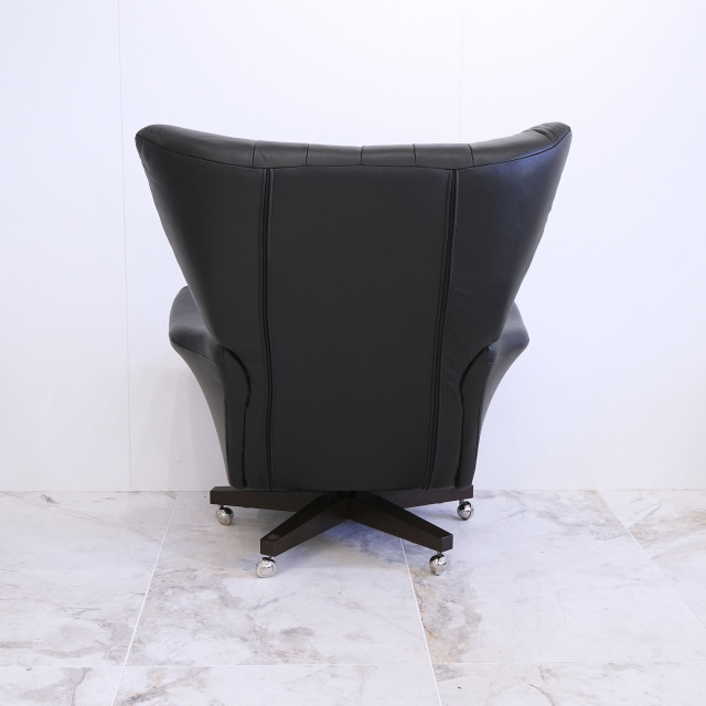 イギリス NEW ハードウッド/レザー G-PLAN vintage62 SWIVEL CHAIR EC-01688