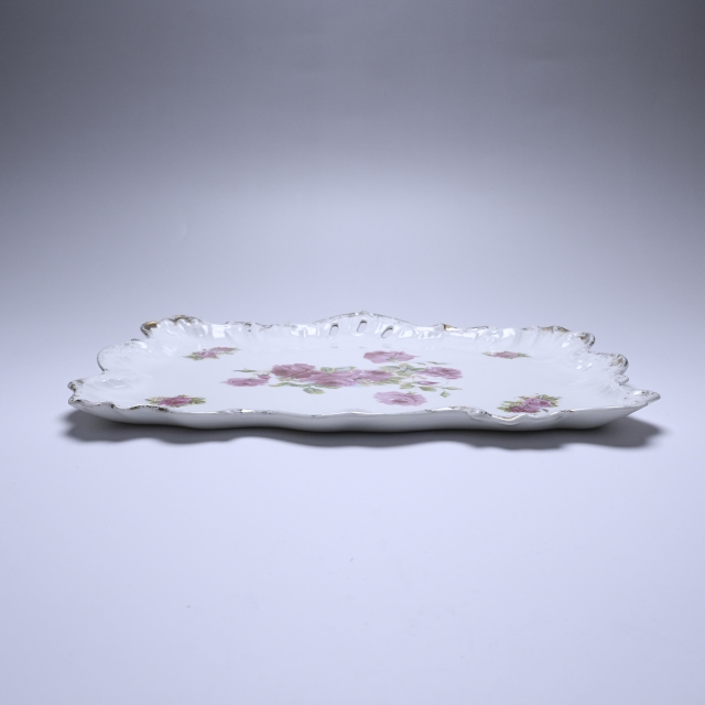 フランス 19世紀 磁器 Limoges リモージュ トレイ&ポット