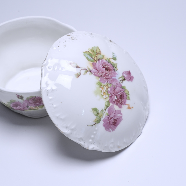 フランス 19世紀 磁器 Limoges リモージュ トレイ&ポット