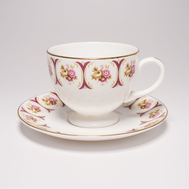 イギリス 1960年代 磁器 CROWN STAFFORDSHIRE クラウンスタッフォード 