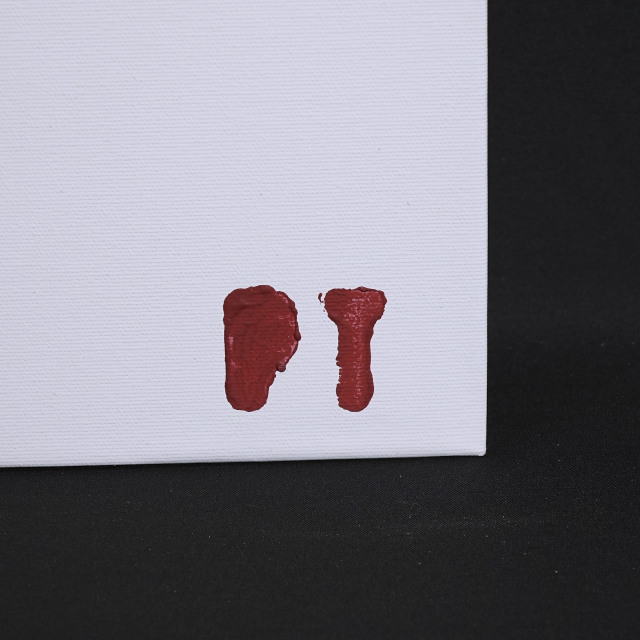 イタリア 2023年 キャンバス Paola Tassetti - 「CAMELIA」 EC-07602