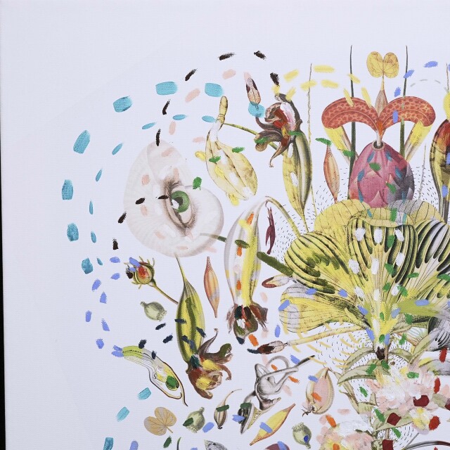 イタリア 2023年 キャンバス Paola Tassetti - 「CILIEGIO」 EC-07604