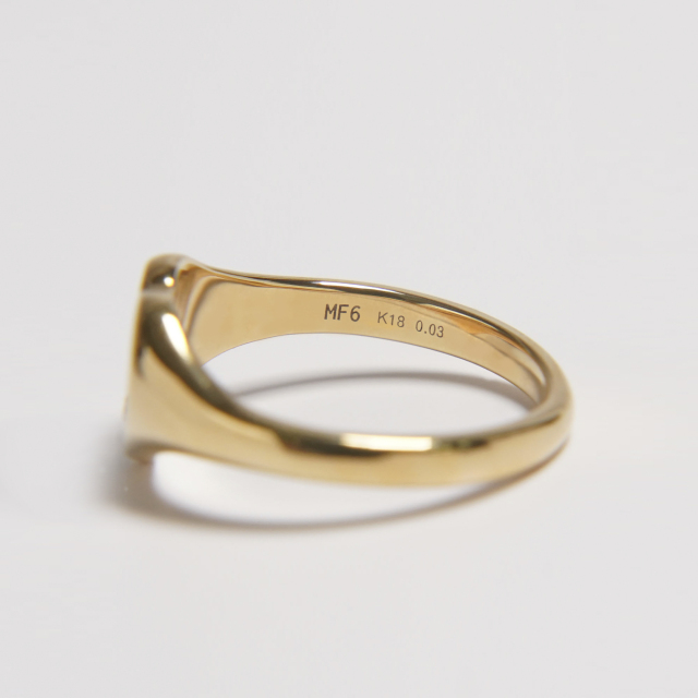 日本 新品 18金 アクアマリン MF6 Tashita Masakazu Mr.Tashita's Ring EC-07616