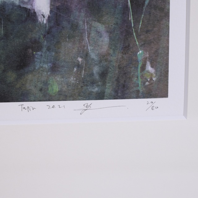 日本 2021年 リトグラフ 井田幸昌 「Tapir」 EC-07689