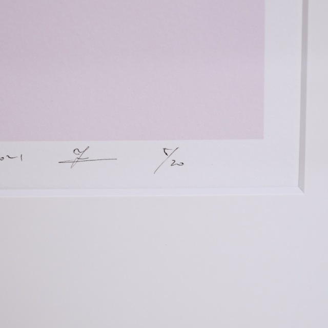 日本 2021年 シルクスクリーン 井田幸昌 「Portrait」 EC-07691