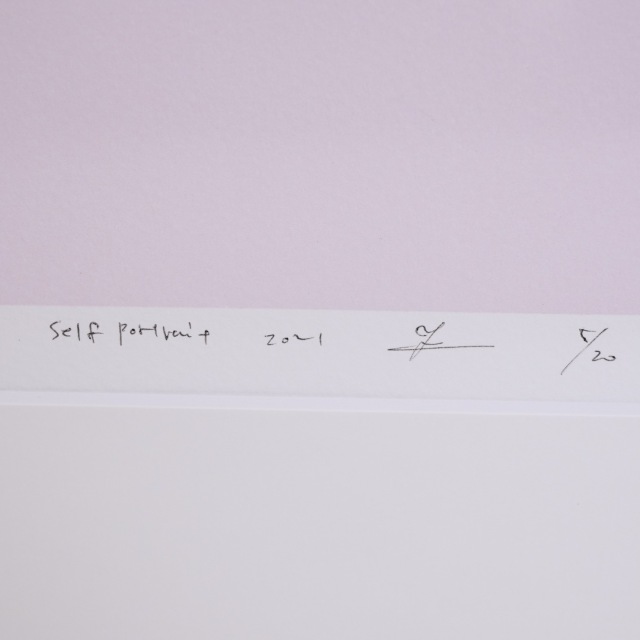 日本 2021年 シルクスクリーン 井田幸昌 「Portrait」 EC-07691