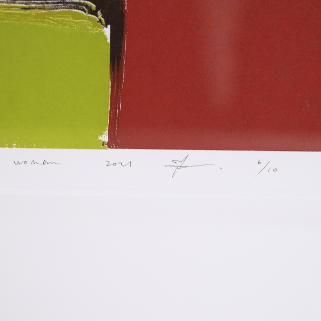 日本 2021年 シルクスクリーン 井田幸昌 「Portrait」 EC-07693