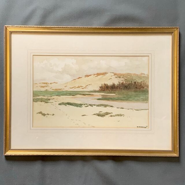 イギリス 1901年代 ペーパー   水彩画 ウォールアート EC-14636