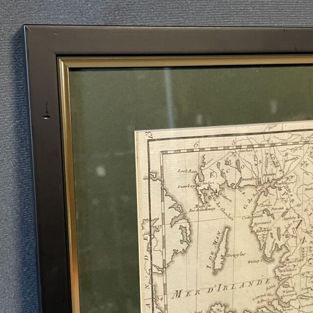 イギリス 1750年代 ペーパー   地図 ウォールアート EC-14659