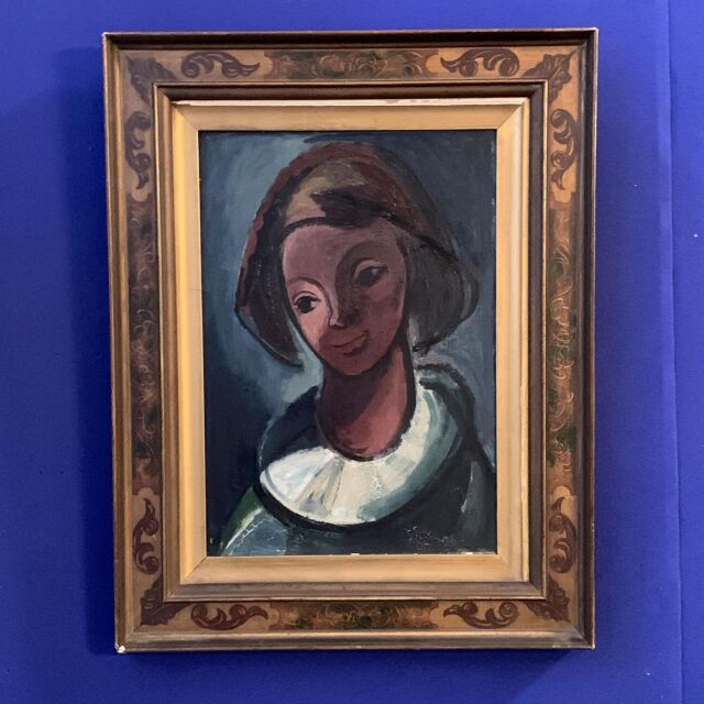 イギリス 1900年代 キャンバス Toni Bartl トニ バートル 絵画 EC-14685
