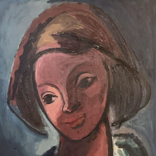 イギリス 1900年代 キャンバス Toni Bartl トニ バートル 絵画 EC-14685