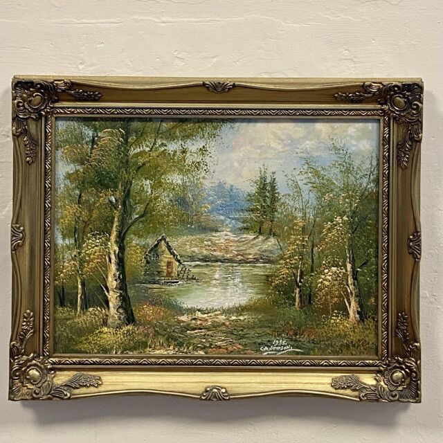 ヨーロッパ 1900年代 キャンバス 絵画