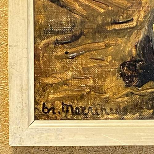 イギリス 1900-1920年代 キャンバス Max Broeder マックス ブレーダー 絵画 EC-14728