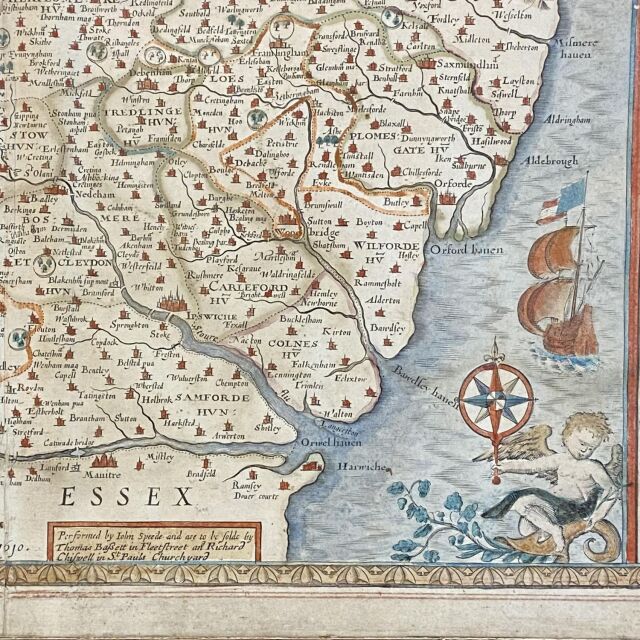 イギリス 18世紀 ペーパー 地図