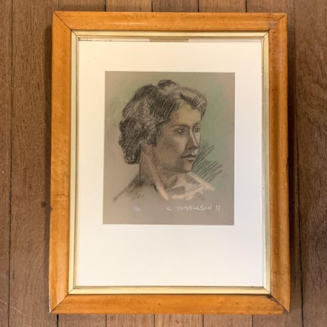 イギリス 1930年代 ペーパー Clive Tombleson クライブ トンブルソン 絵画 EC-14850
