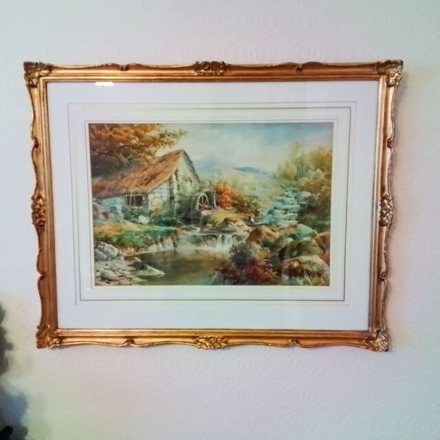 アンティーク絵画 1920年 イギリス シェパード 一番の アンティーク絵画 1920年 イギリス シェパード 凄かっ