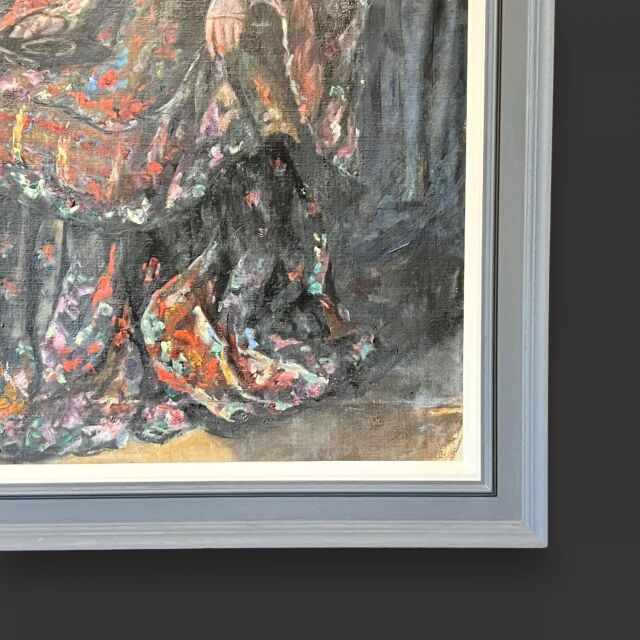 絵画　海外輸入　キャンパス生地 イギリス 1800年代 キャンバス 絵画