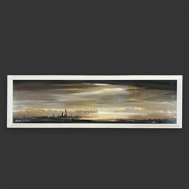 イギリス 1800-1900年代 キャンバス 絵画