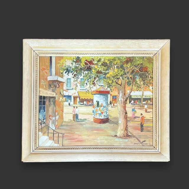 1900年代 キャンバス 絵画