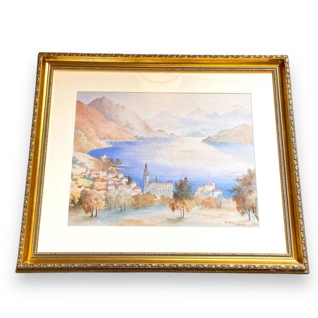 イギリス 20世紀 ペーパー Edward A Swan エドワード A スワン 絵画