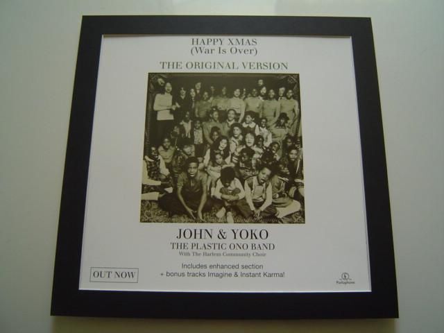 イギリス 21世紀 ポストカード ジョン・レノンのオリジナルレアポスター4枚 EC-15551