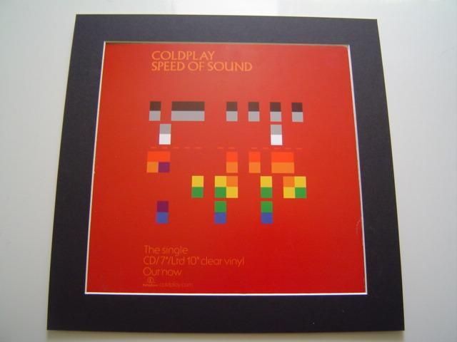 イギリス 21世紀 ポストカード Coldplay オリジナル英国レアポスター 5 枚 EC-15554