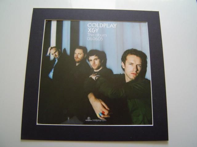 イギリス 21世紀 ポストカード Coldplay オリジナル英国レアポスター 5 枚 EC-15554