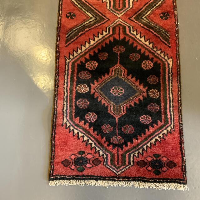 イラン 20世紀 ウール   ペルシャ絨毯 ランナー EC-16268