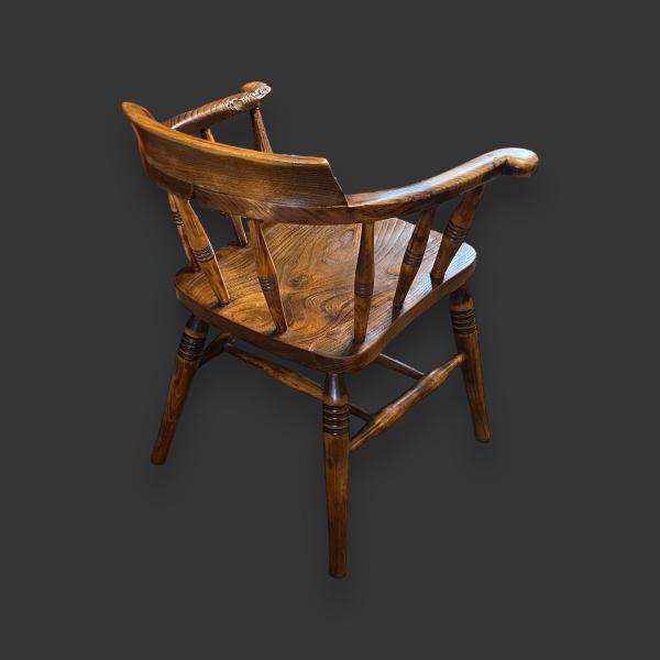 イギリス 1940年代 オーク エルム   キャプテンチェア EC-17548